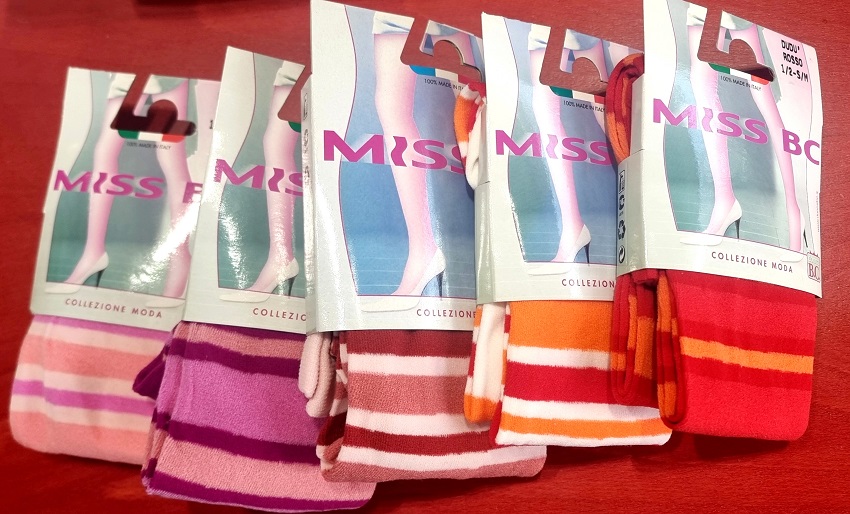 Donna Dudu csíkos vastag harisnyanadrág