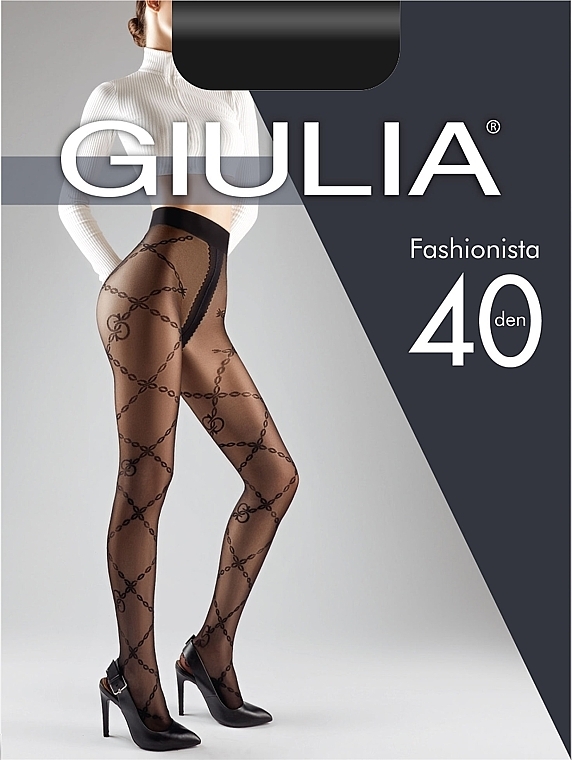 GIULIA Fashionista 40den mintás harisnyanadrág